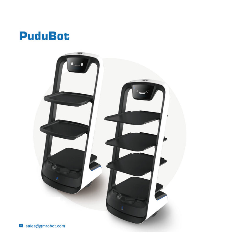 Pudu Intelligent Enclosed Shell Multilayer Food Delivery Robot - PuduBot
