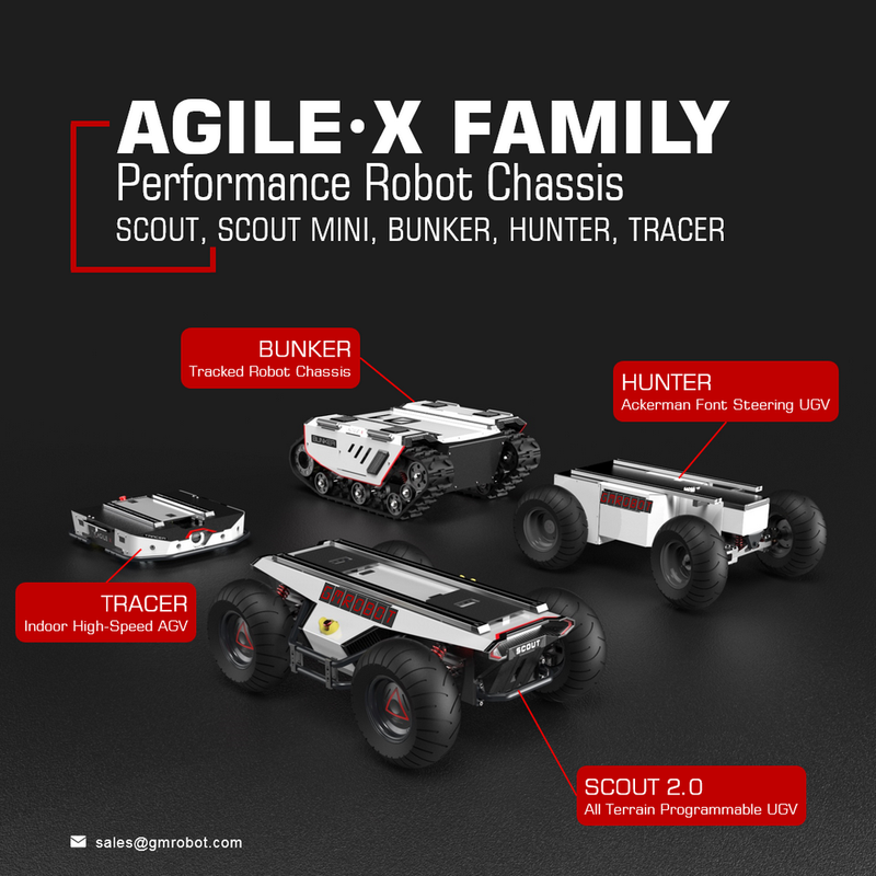 Agile High Performance RC Control Off Road Robotic Chassis - SCOUT 2.0