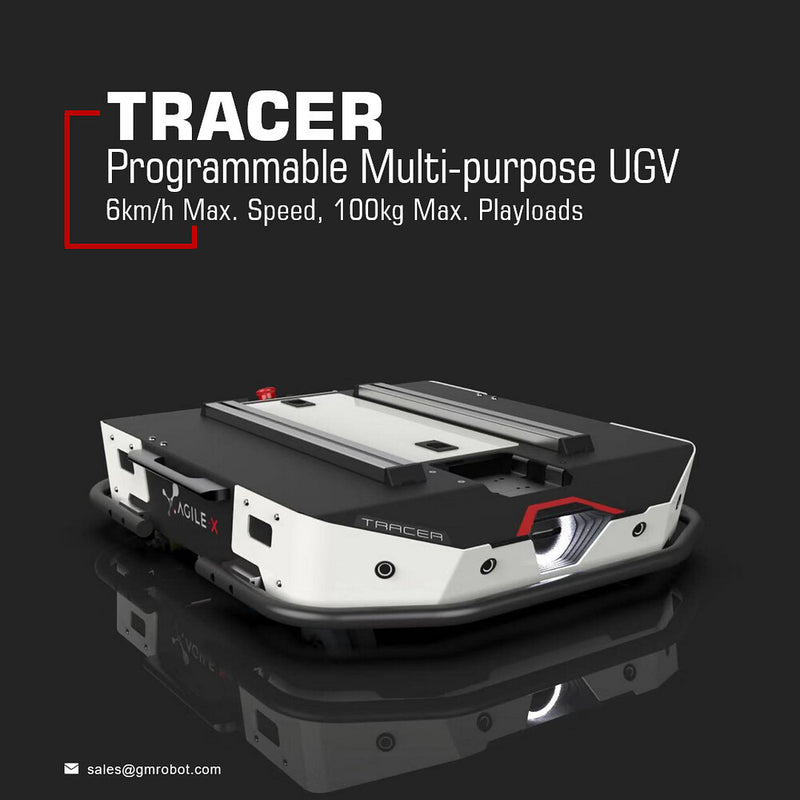 Agile Flat Design Indoor High-Speed Shuttle AGV - TRACER