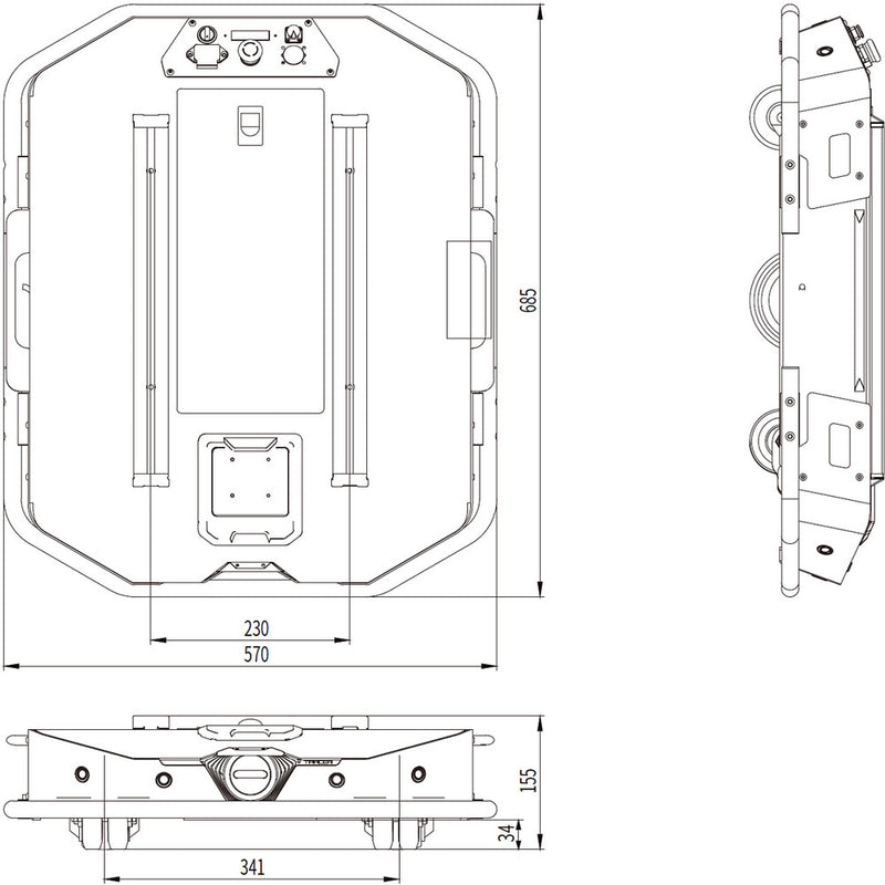 Agile Flat Design Indoor High-Speed Shuttle AGV - TRACER